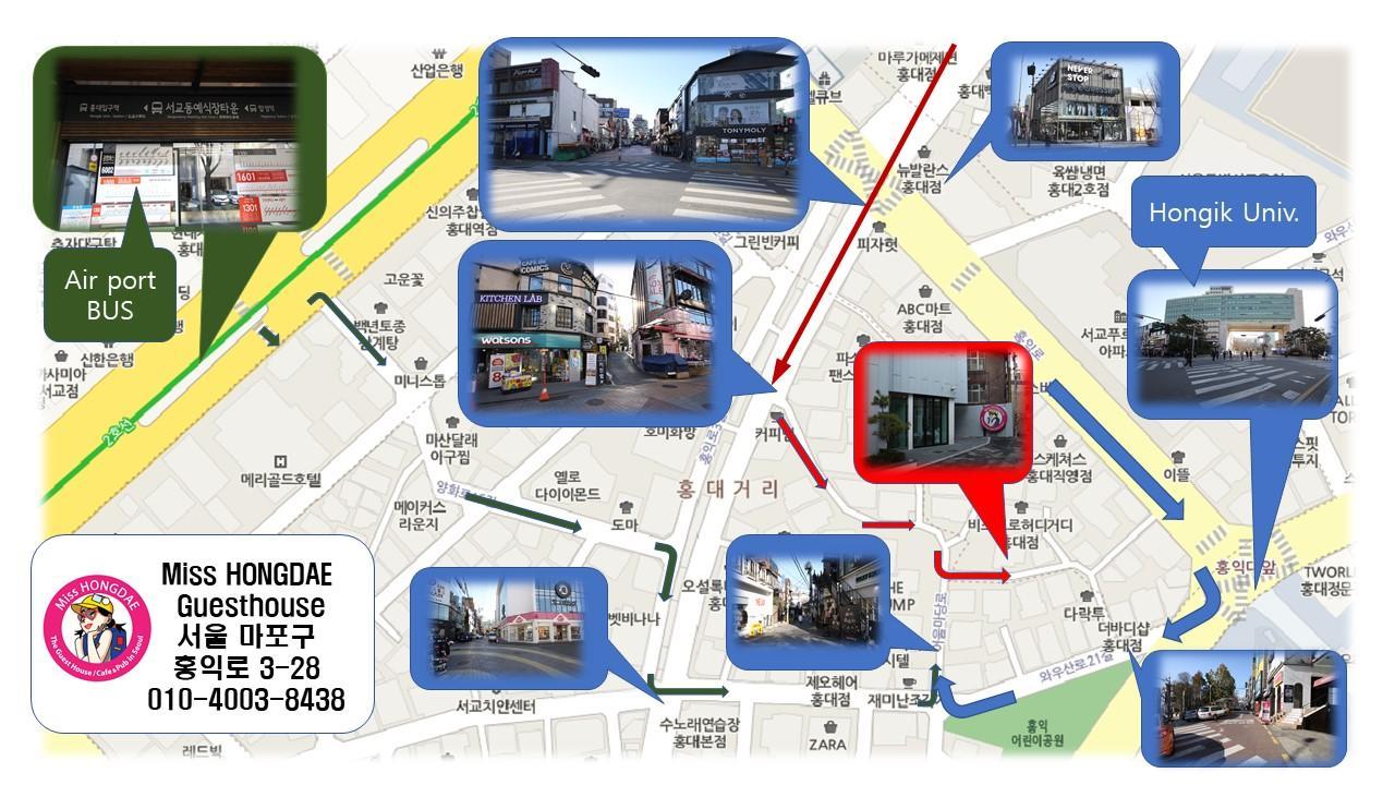 Miss Hongdae Guest House Szöul Kültér fotó